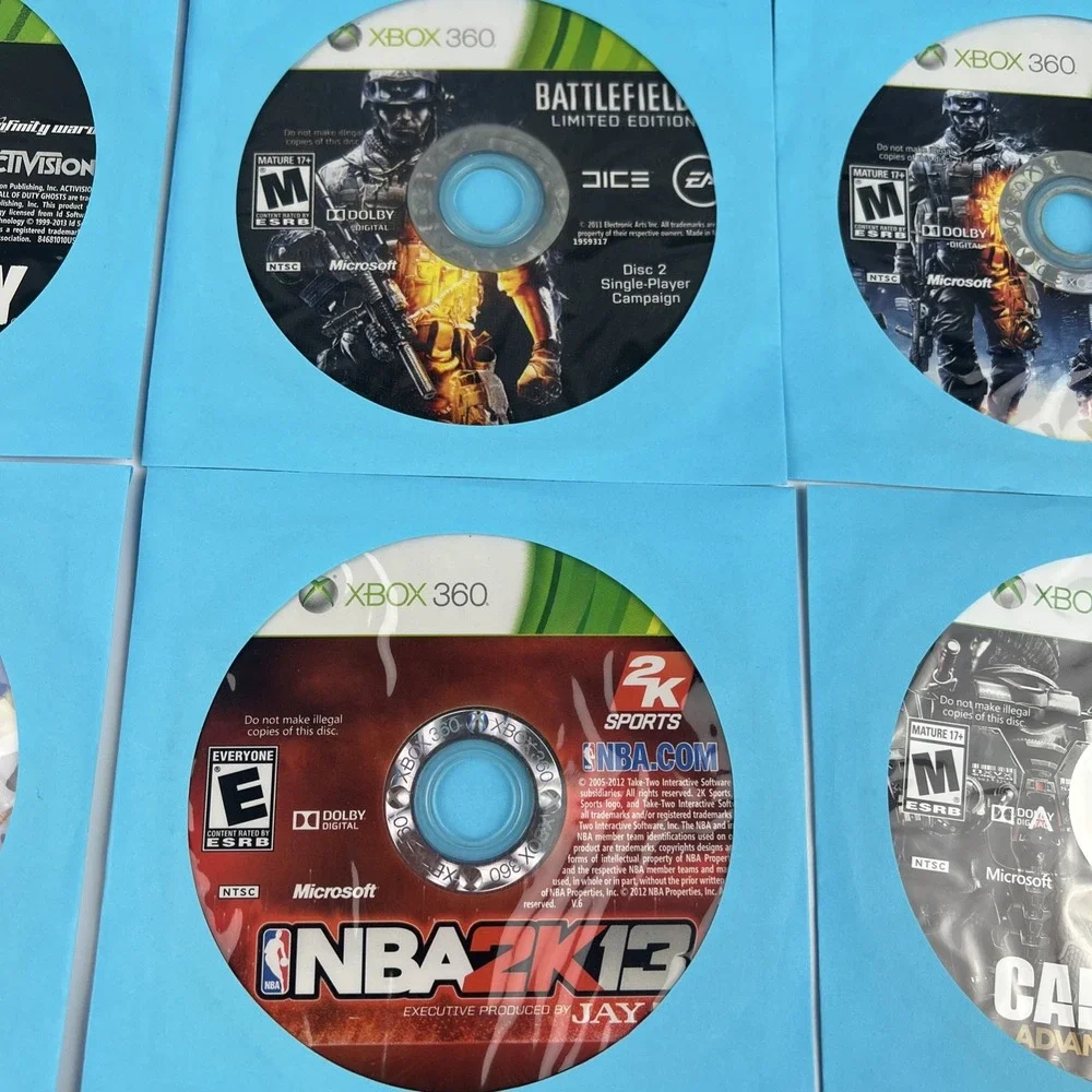 Multi Platform Loose Discs Video Game - Lot Of 50 - AS IS Untested Scratches #3